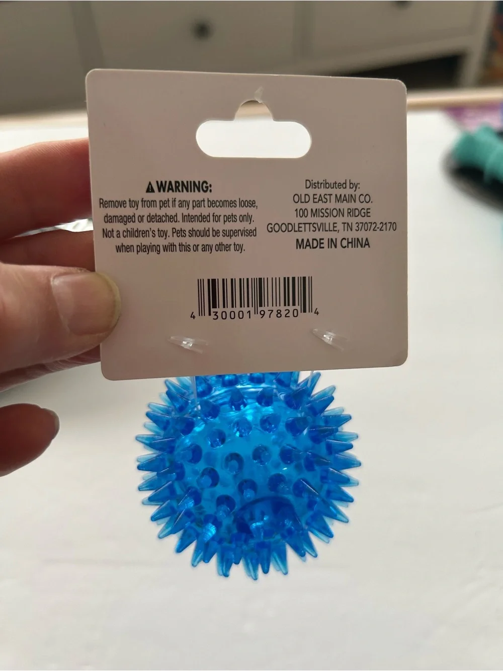 New Bundle Playology Small Dog Toys Dual Layer Bone Dri-Tech Rope + Spiky Ball